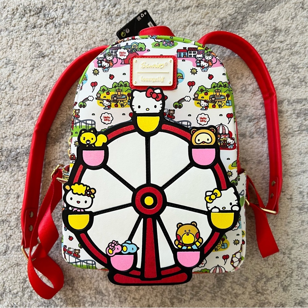 Loungefly Hello Kitty and Friends Carnival Mini Backpack Multicolor Sanrio